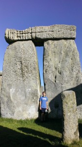 At Stonehenge.
